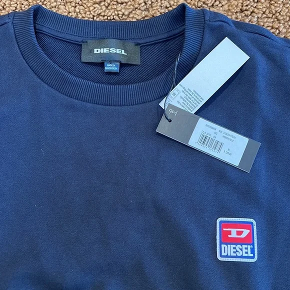 🇺🇸 Mens NWT DIESEL Sweatshirt / Hoodie $128 🇺🇸 - Picture 5 of 8